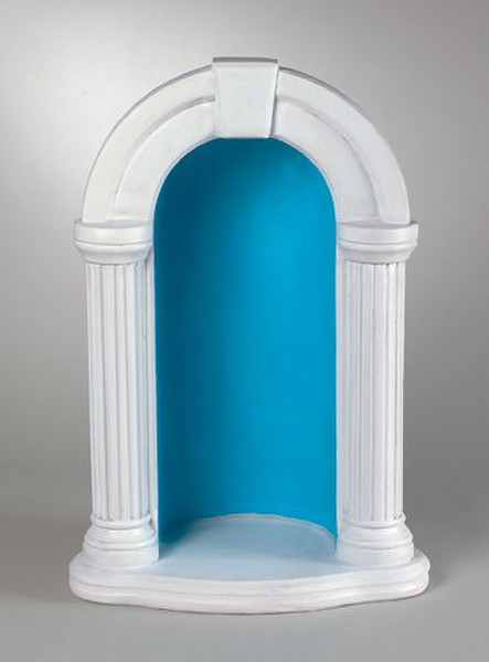 Grotto Round Keystone For 26" Statues Cement Alcove Shelter